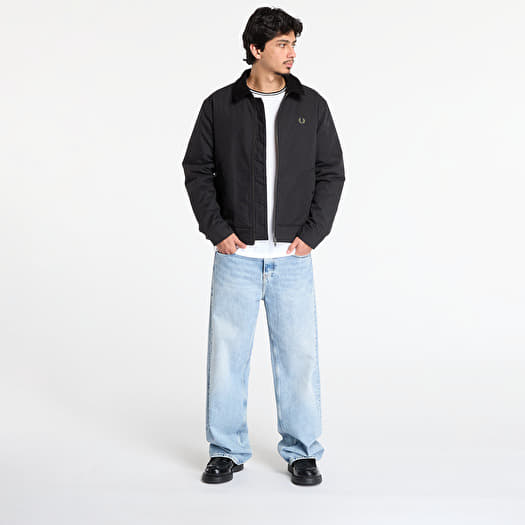 FRED PERRY Caban Jacket Black 数回着用 FRED PERRY Cotton Caban Jacket Black | Queens