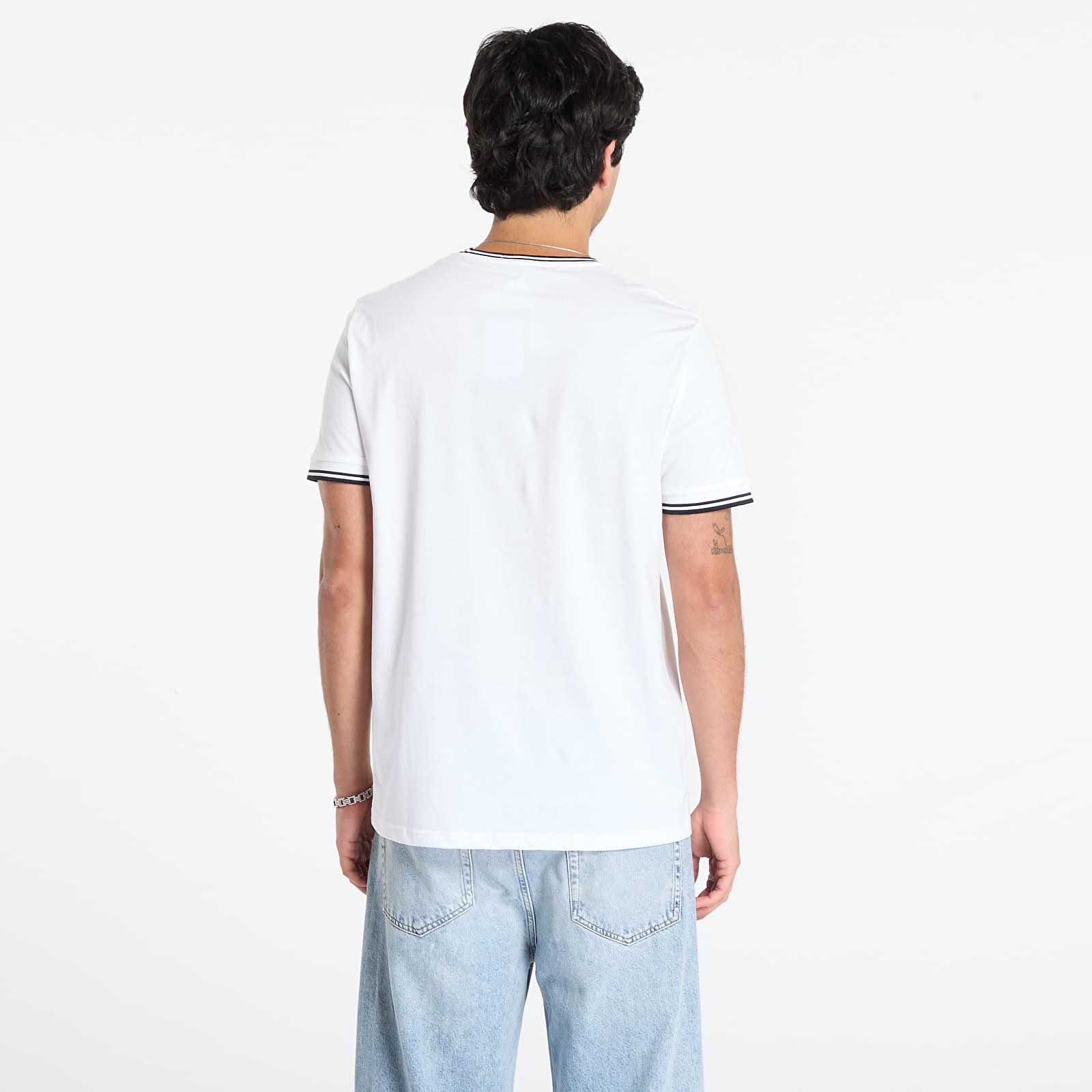 Men's T-shirts FRED PERRY Twin Tipped T-Shirt White
