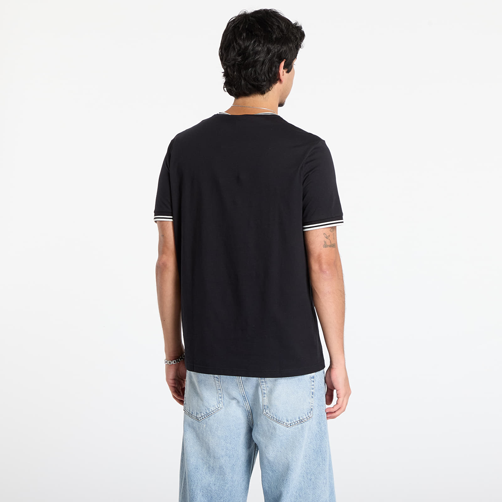 Men's T-shirts FRED PERRY Twin Tipped T-Shirt Black