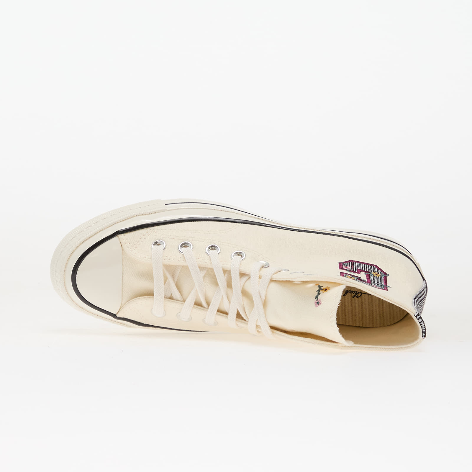 Pánske tenisky a topánky Converse Chuck 70 Varsity Vines Hi Egret/ Black/ Frozen Acai