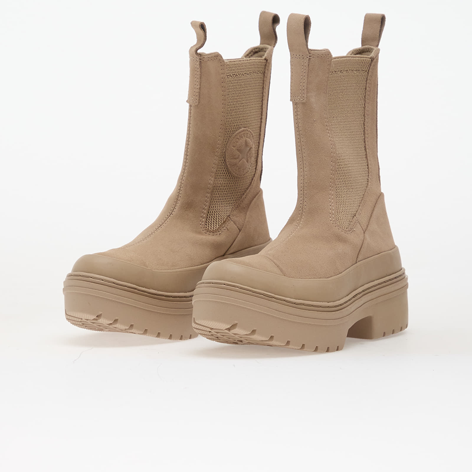 Sneakers und Schuhe für Frauen Converse Chuck Taylor All Star Lugged Heel Chelsea Boot Suede  Vintage Cargo/ Vintage Cargo