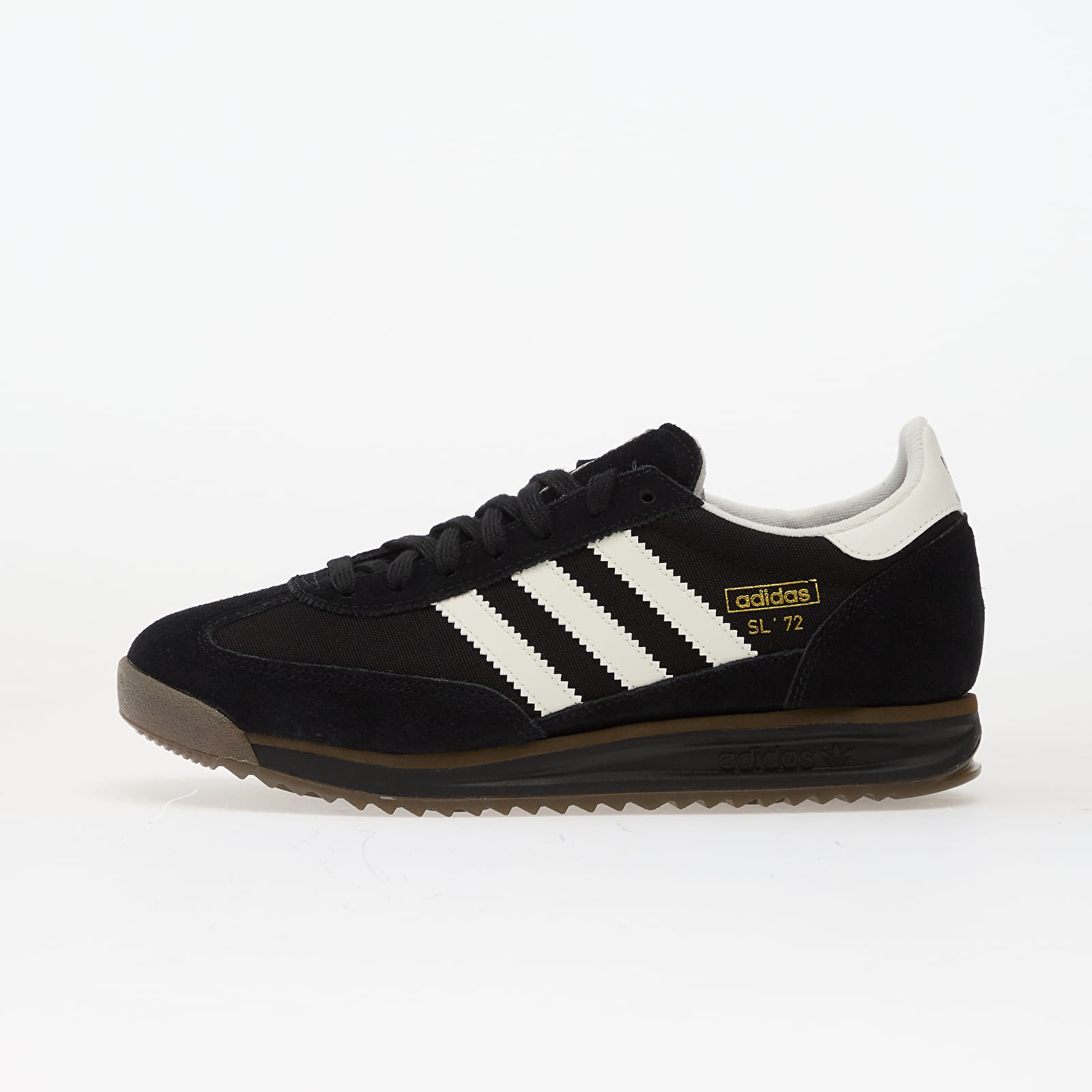 Vīriešu čības un apavi adidas SL 72 Rs Core Black/ Off White/ Cardboard Brown
