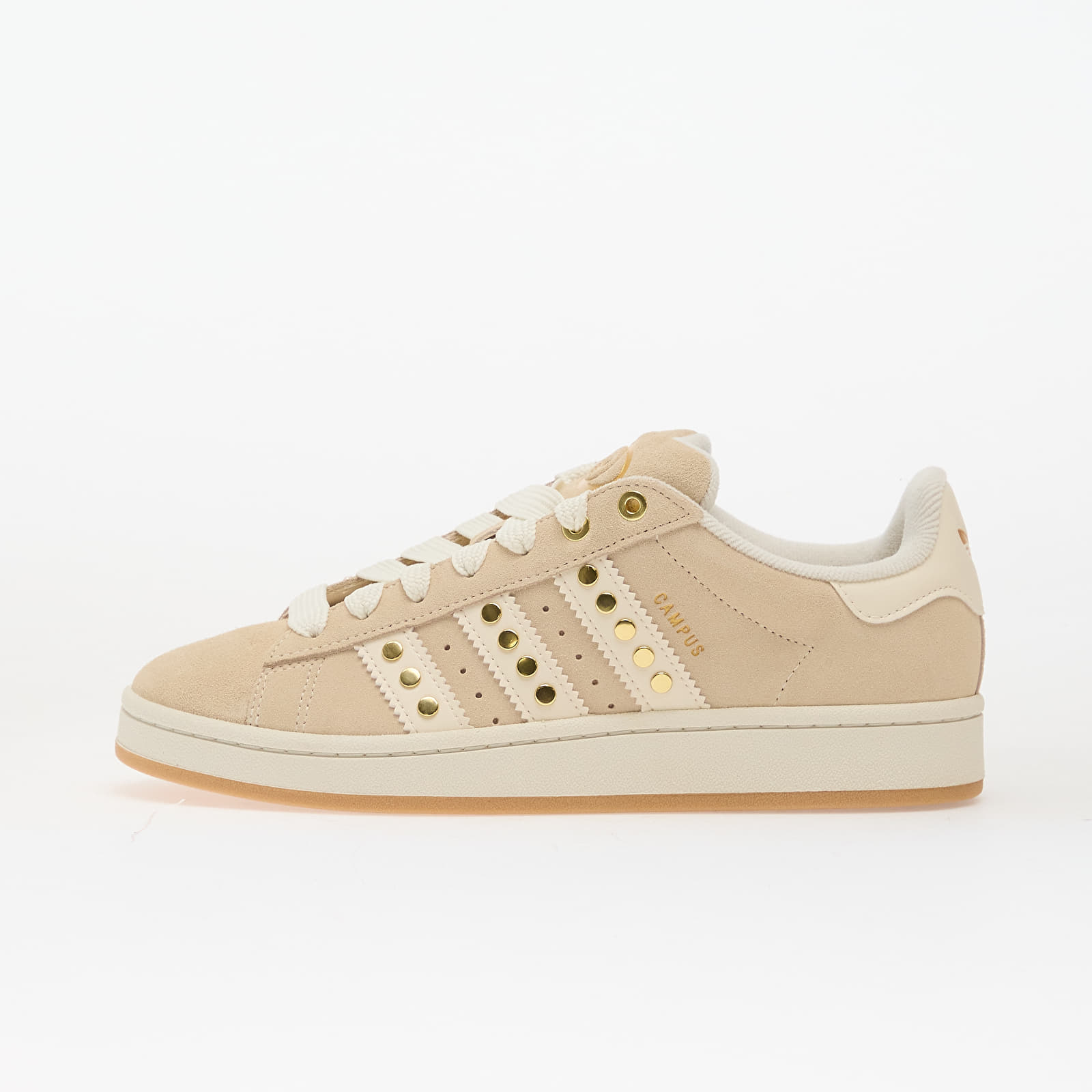 SievieŔu kedas un apavi adidas Campus 00s W Sand Strata/ Crew White/ Gold Metallic
