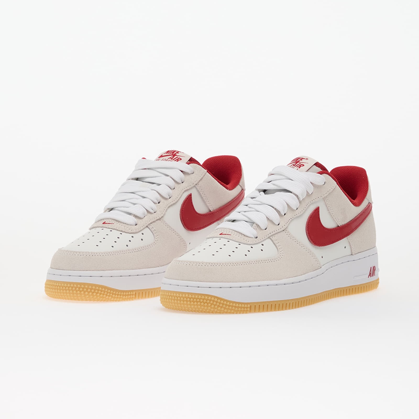 Sneakers og sko til mænd Nike Air Force 1 '07 Lv8 Summit White/ Varsity Red-White