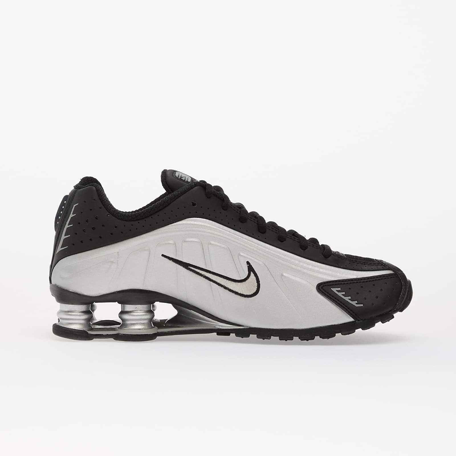 Férfi cipők Nike Shox R4 Metallic Silver/ Metallic Silver-Black