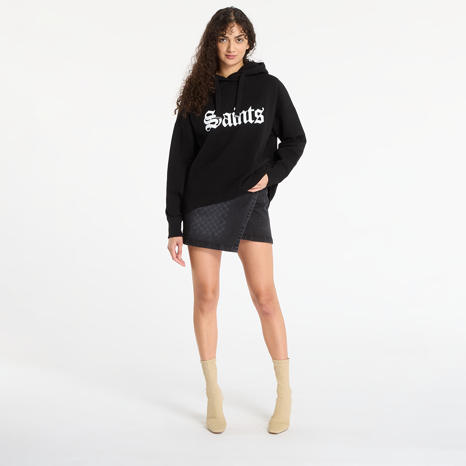 Sweatshirts AllSaints Saint Etie Hoody Black