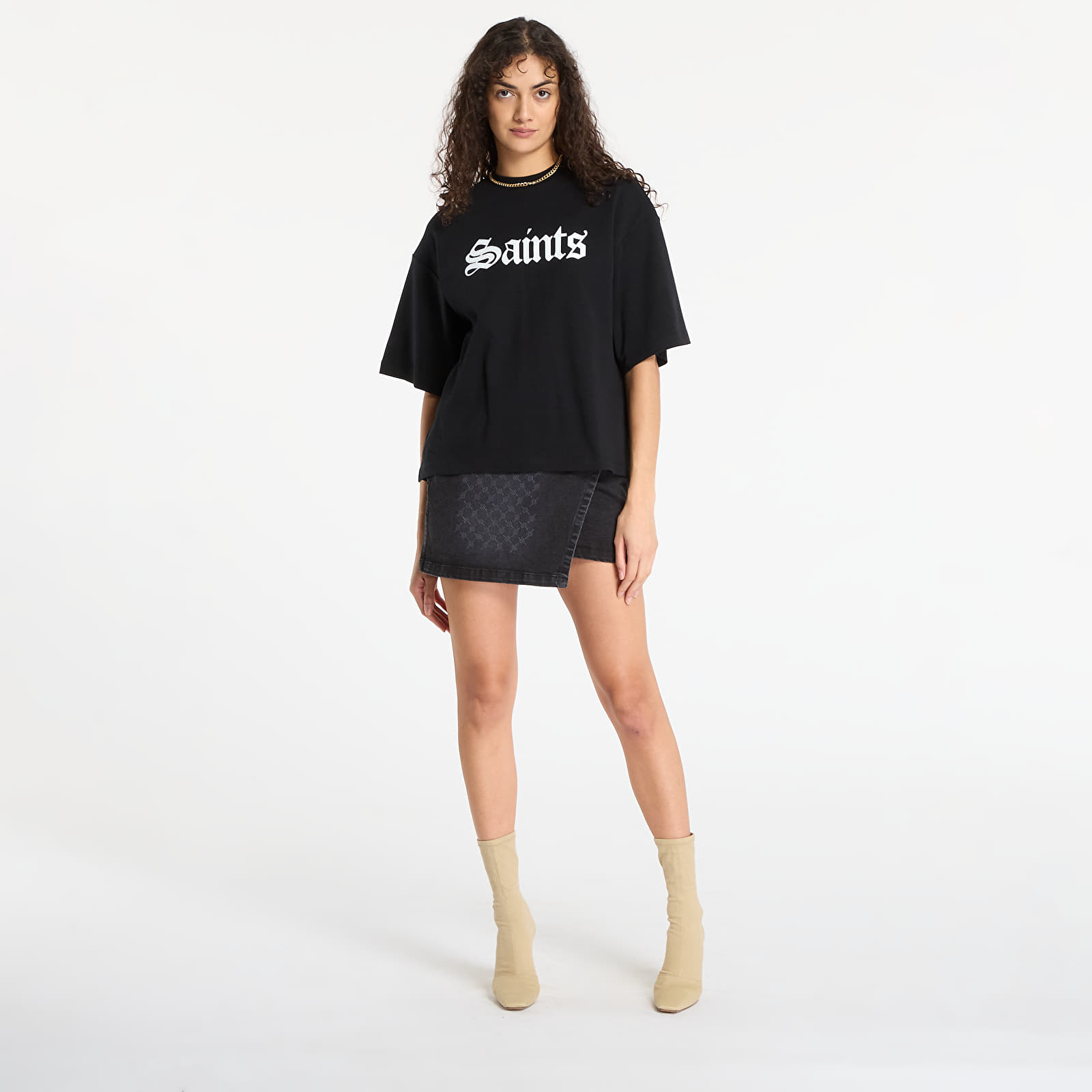 Magliette AllSaints Saint Amelie Tee Black