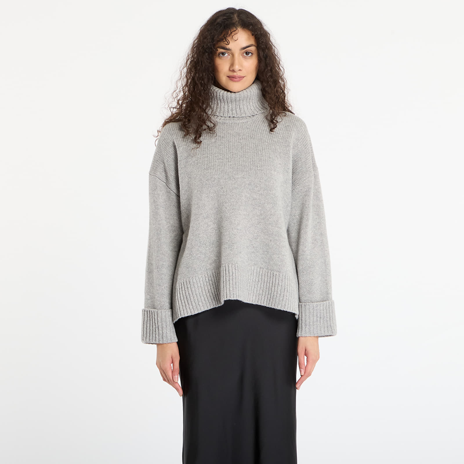 Sweater Samsøe Samsøe Sakeiku Turtleneck Grey Melange M