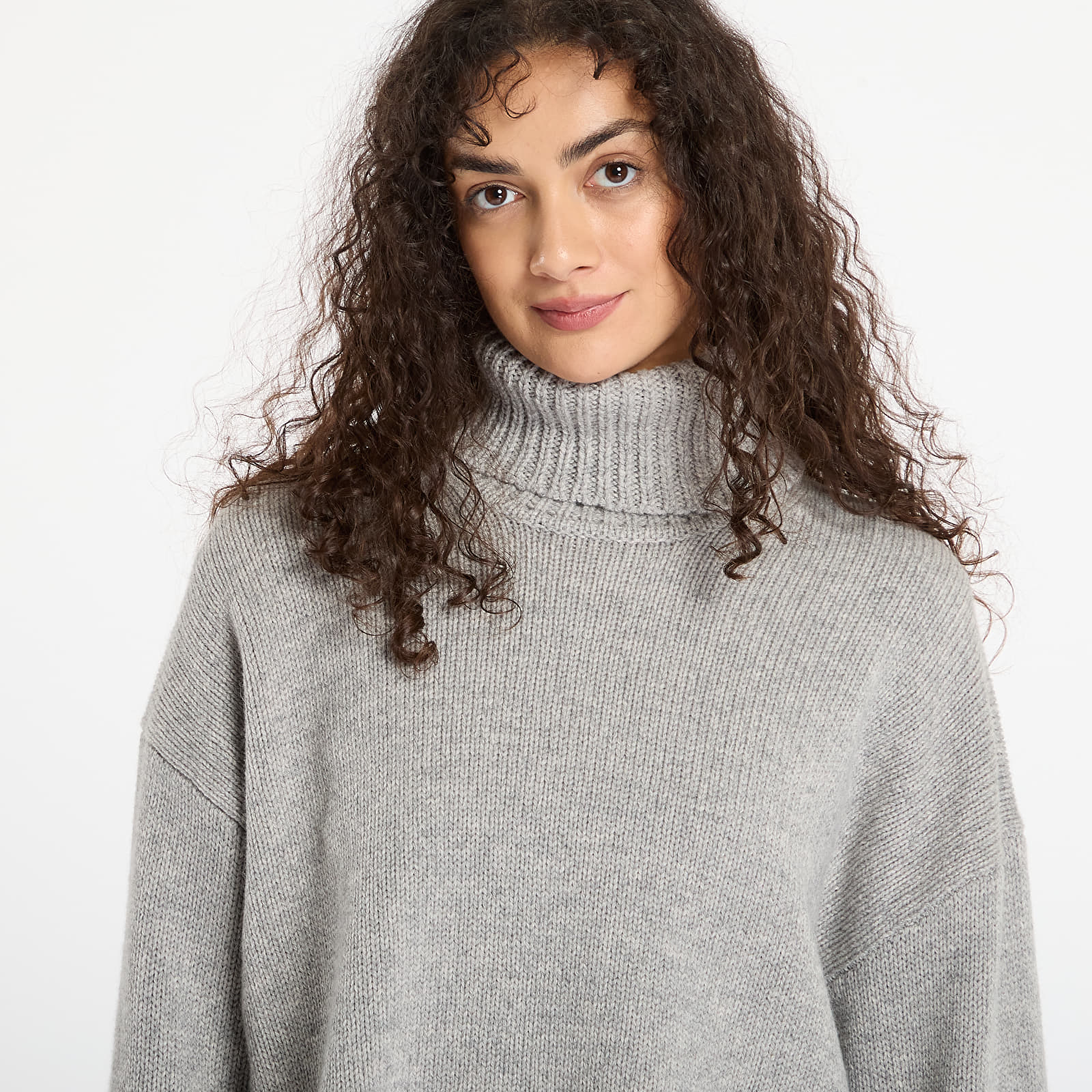 Gensere Samsøe Samsøe Sakeiku Turtleneck Grey Melange