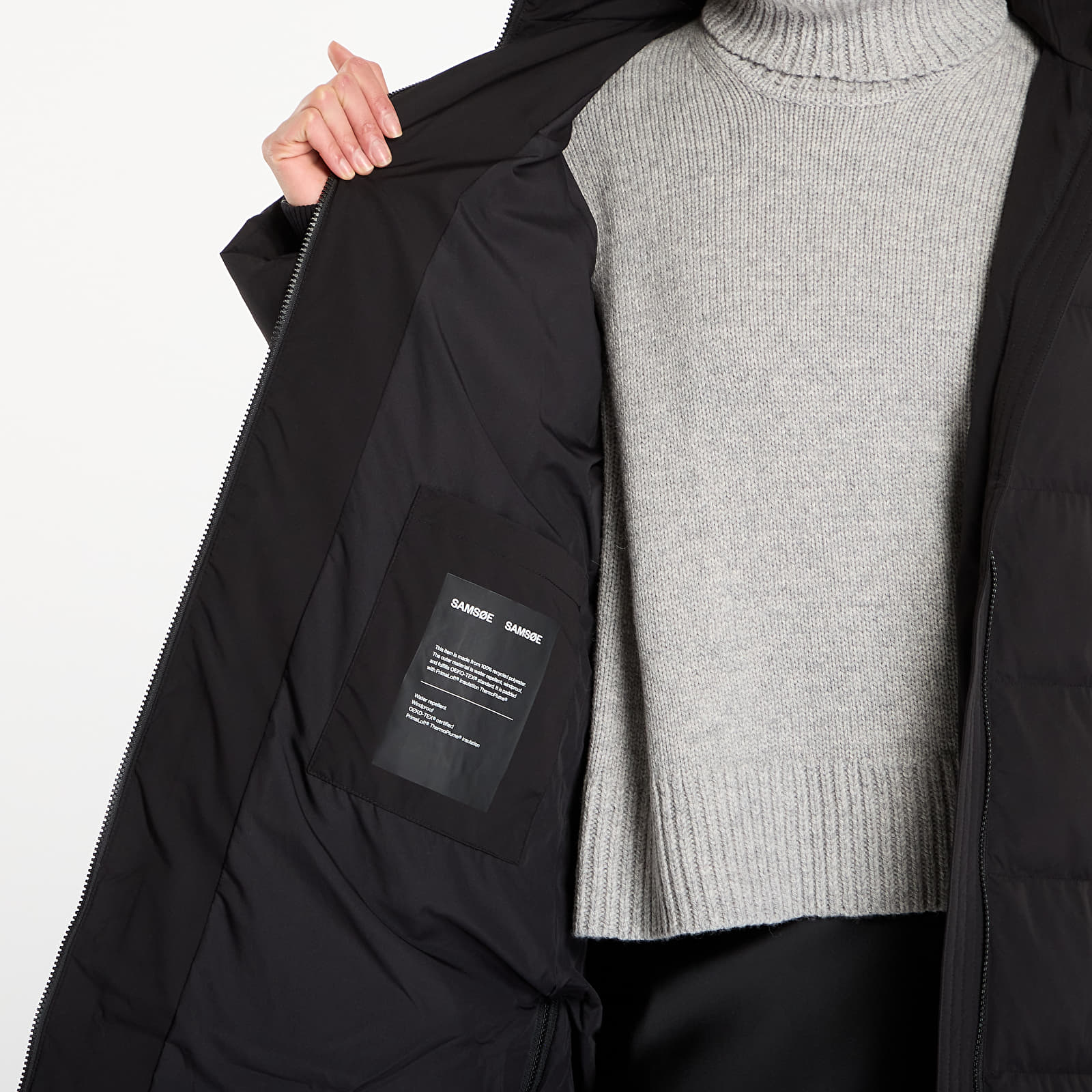 Płaszcze Samsøe Samsøe Saseri Puffer Coat Black