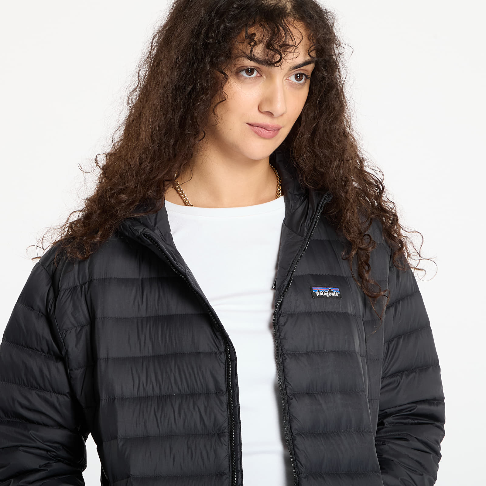 Joped Patagonia W's Recycled Down Sweater Parka Black