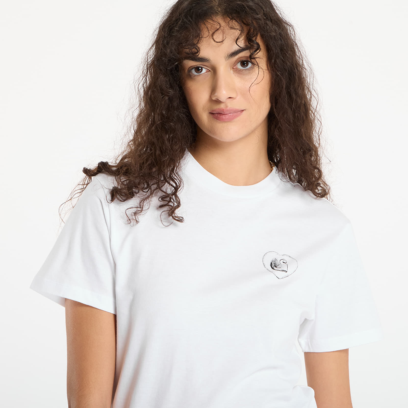 Marškinėliai Carhartt WIP W' S/S Hearts Of Hartts T-Shirt UNISEX White