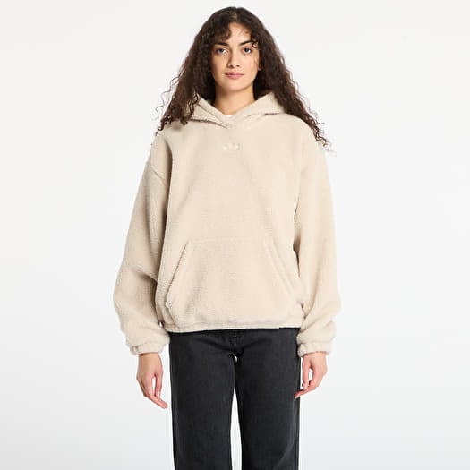 Kampsun adidas Essentials Teddy Hoodie Stone Khaki