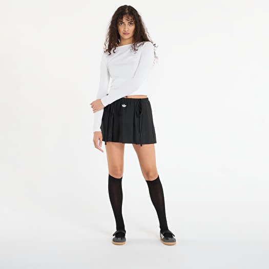 Women's skirts adidas Ribbon Mini Skirt Black | Queens