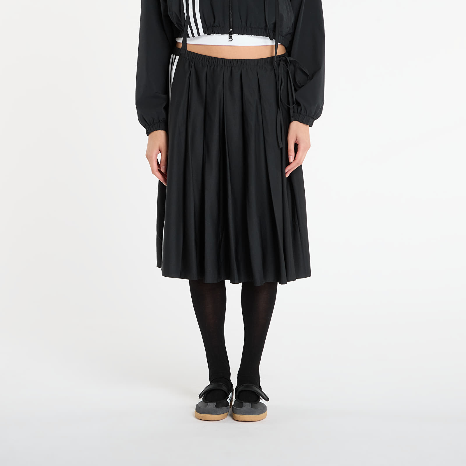 Seelikud adidas Ribbon Pleated Maxi Skirt Black