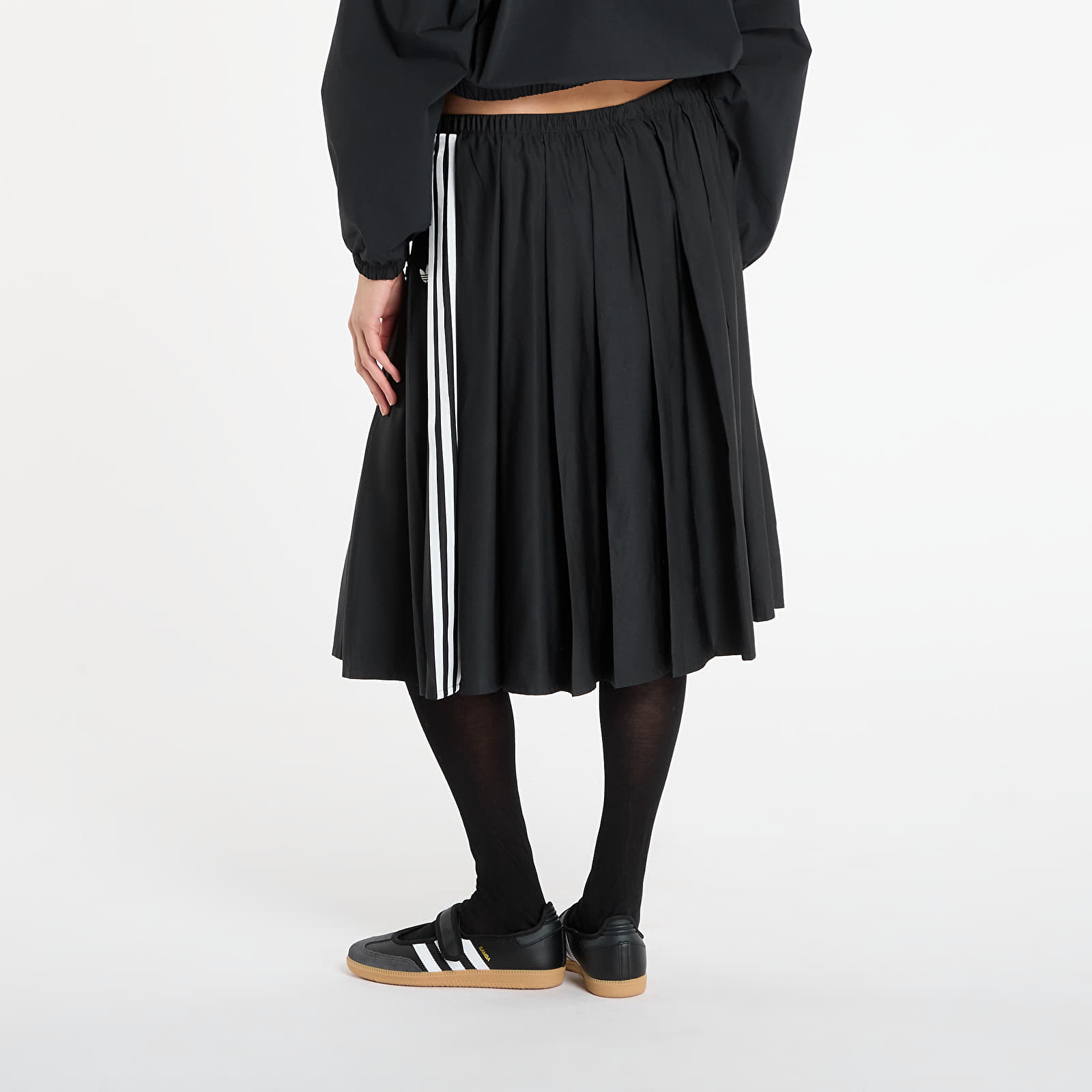 Seelikud adidas Ribbon Pleated Maxi Skirt Black