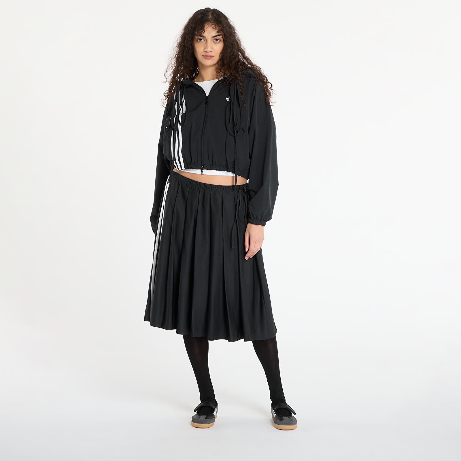 Seelikud adidas Ribbon Pleated Maxi Skirt Black