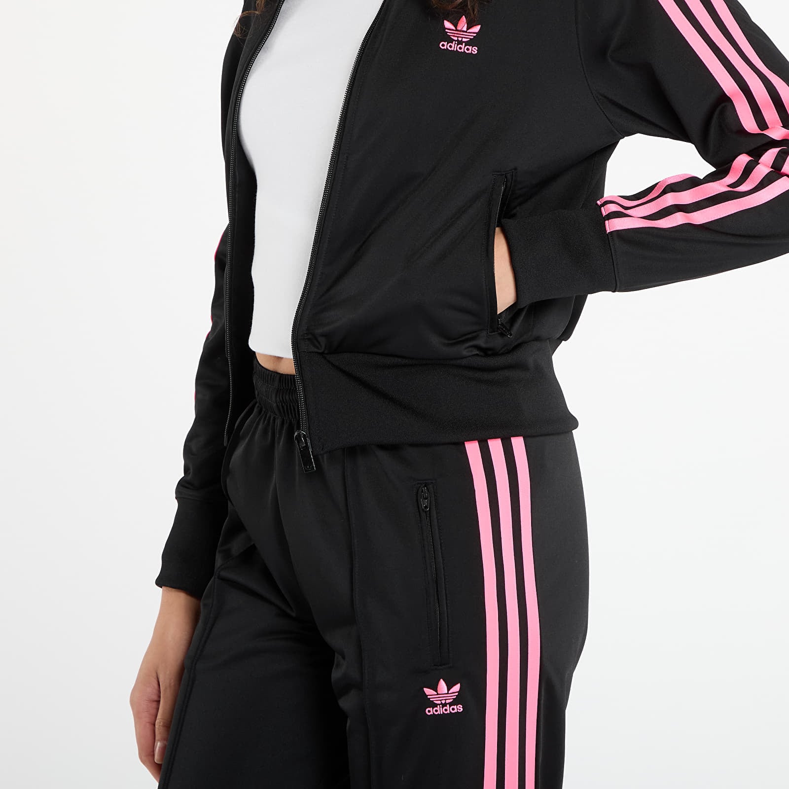 Dukserice adidas Adicolor Classics Firebird Track Top Black