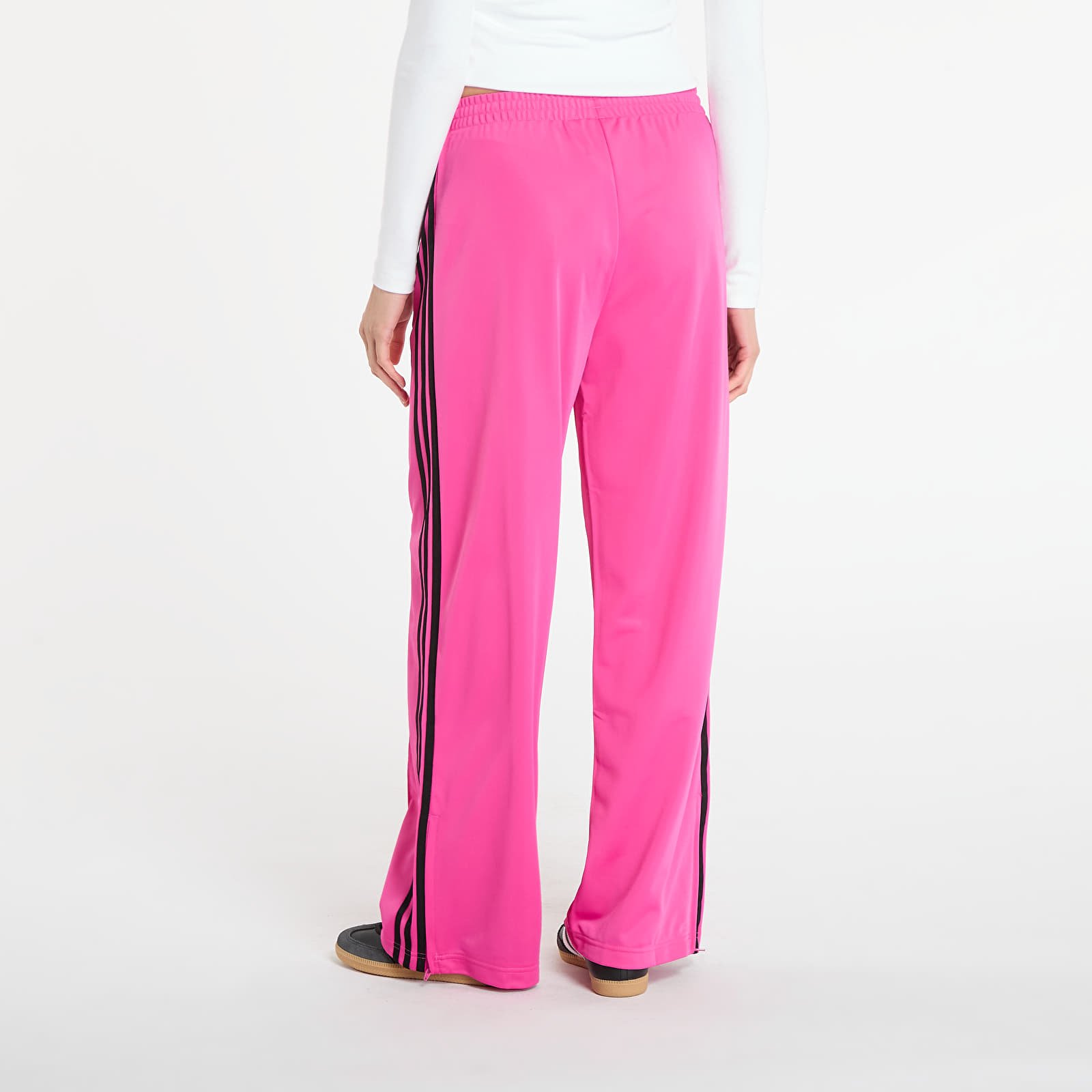 Дамски спортни панталони adidas Adicolor Classic Firebird Loose Track Tracksuit Bottoms Semi Lucid Fuchsia