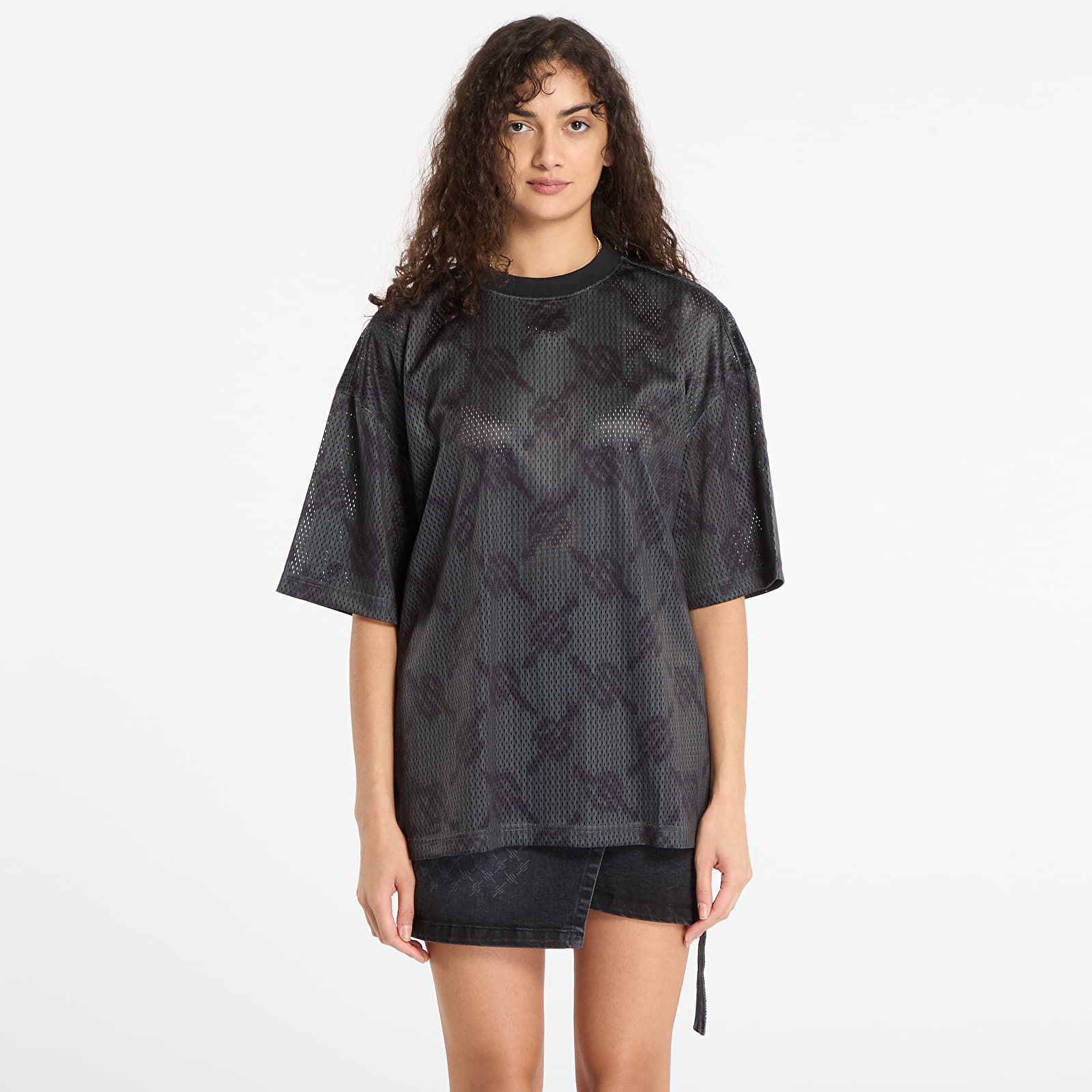 Trička Daily Paper Matchstick Mesh Ss T-Shirt Rosin Green