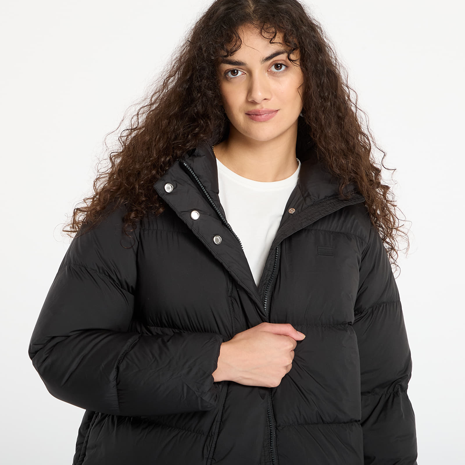 Naiste mantlid Tommy Hilfiger Modern Down Reg Coat Black