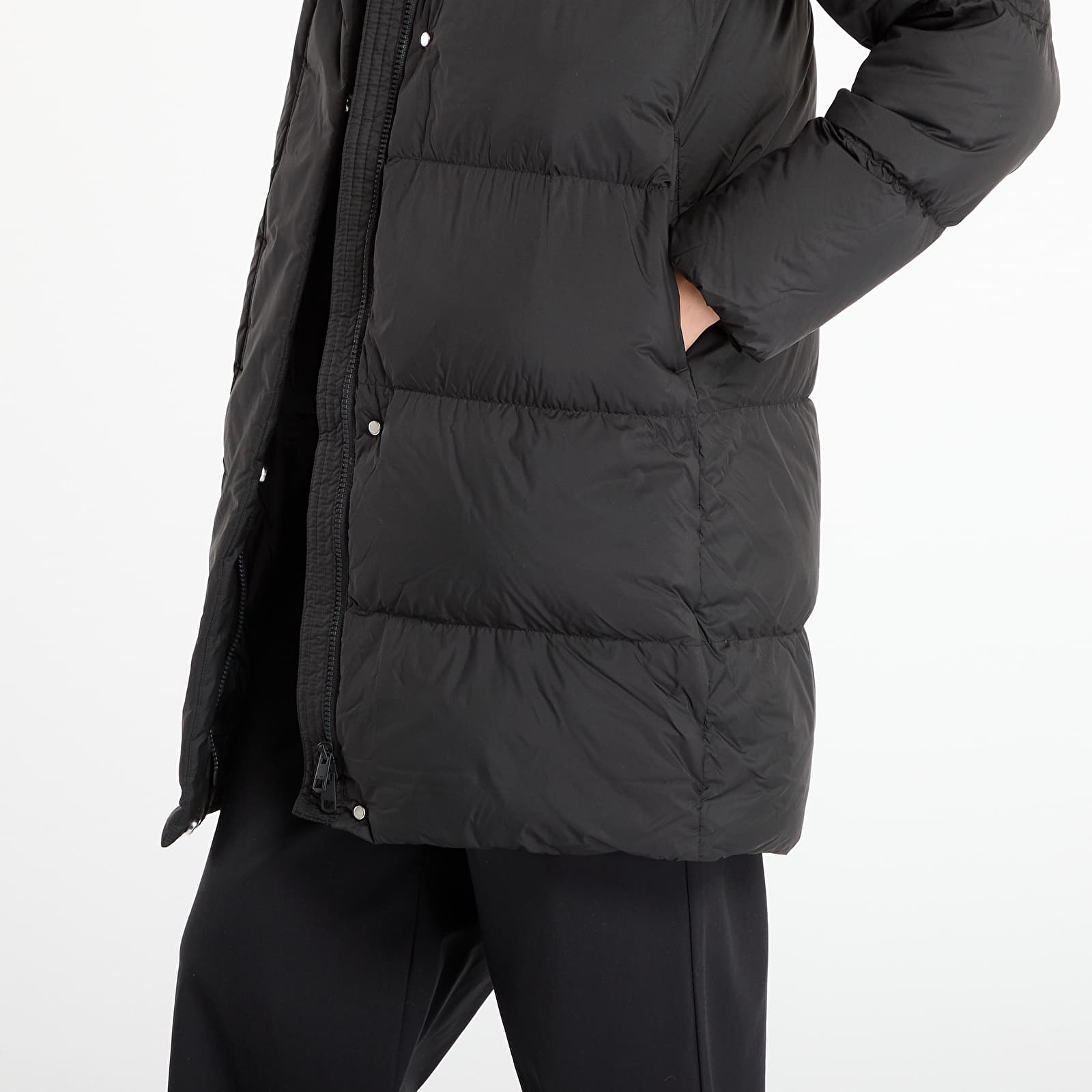 Naiste mantlid Tommy Hilfiger Modern Down Reg Coat Black