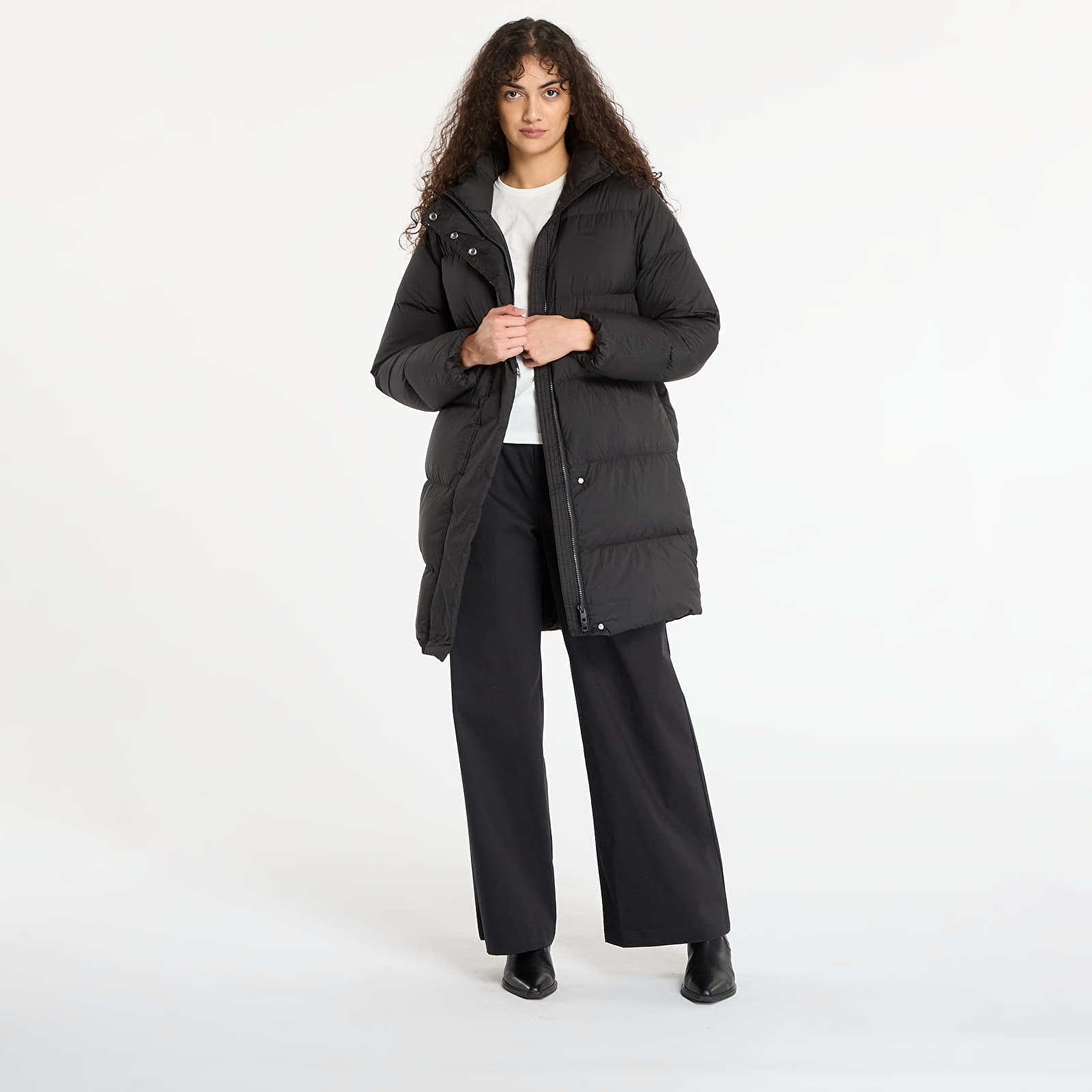 Naiste mantlid Tommy Hilfiger Modern Down Reg Coat Black