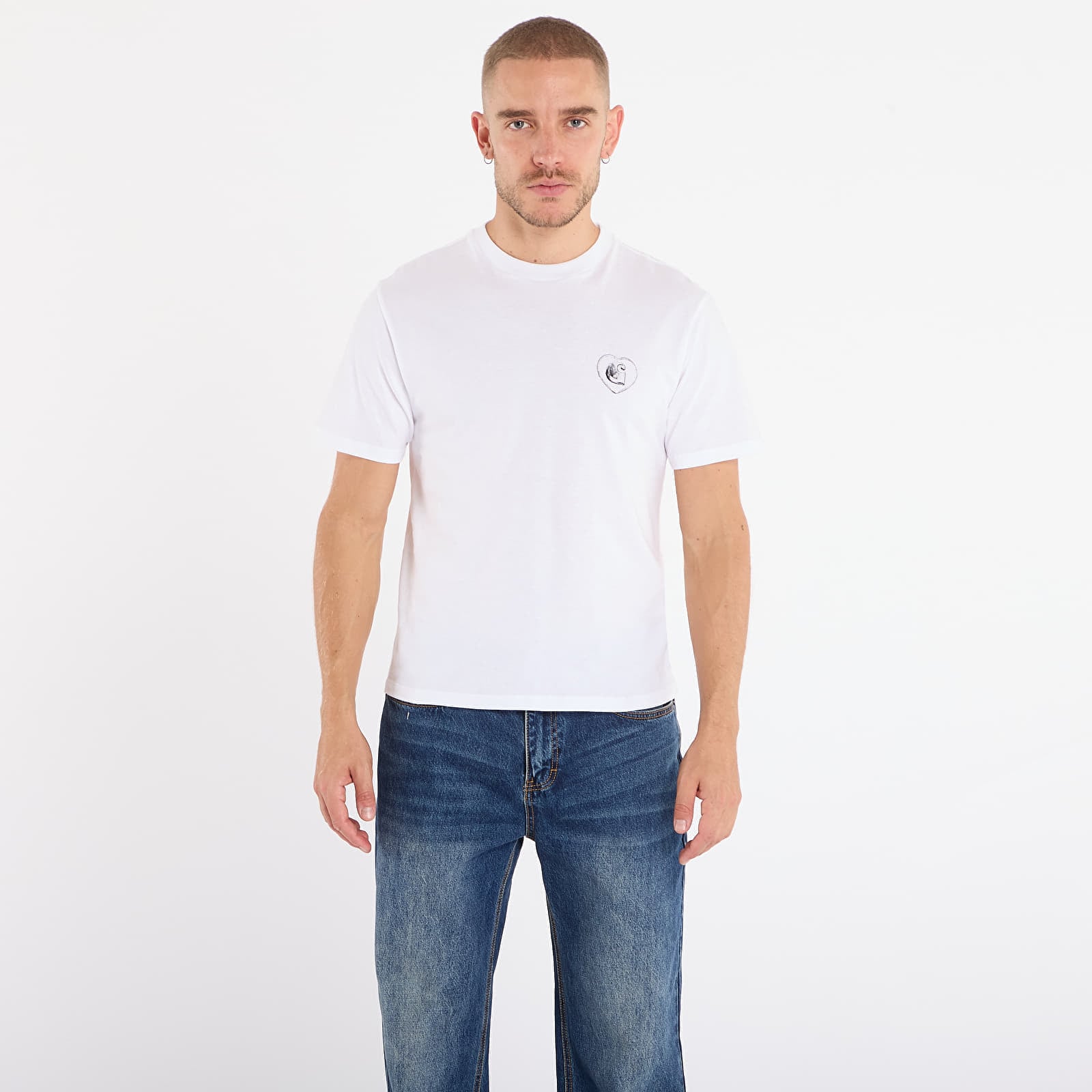 Tricou Carhartt WIP W S/S Hearts Of Hartts T-Shirt UNISEX White S