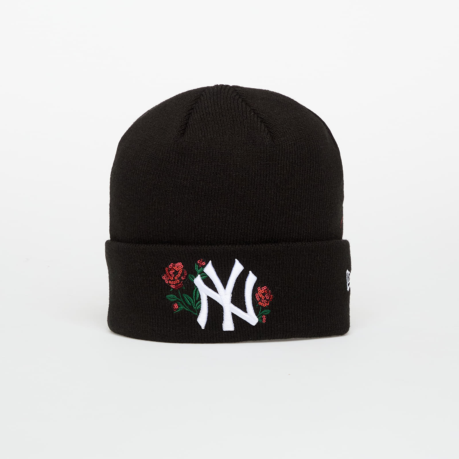 Căciulă New Era Knit Medium Wmns MLB Sequin Rose New York Yankees Beanie Black Universal