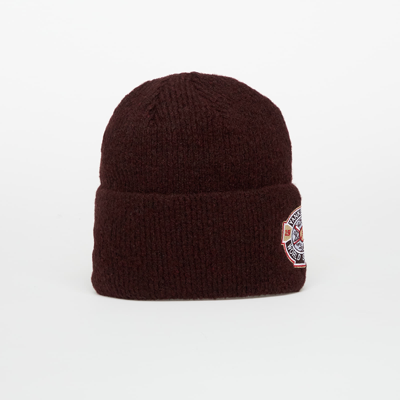 Men's hats New Era Knit Medium MLB Ws Beanie New York Yankees Frosted Burgundy/ White