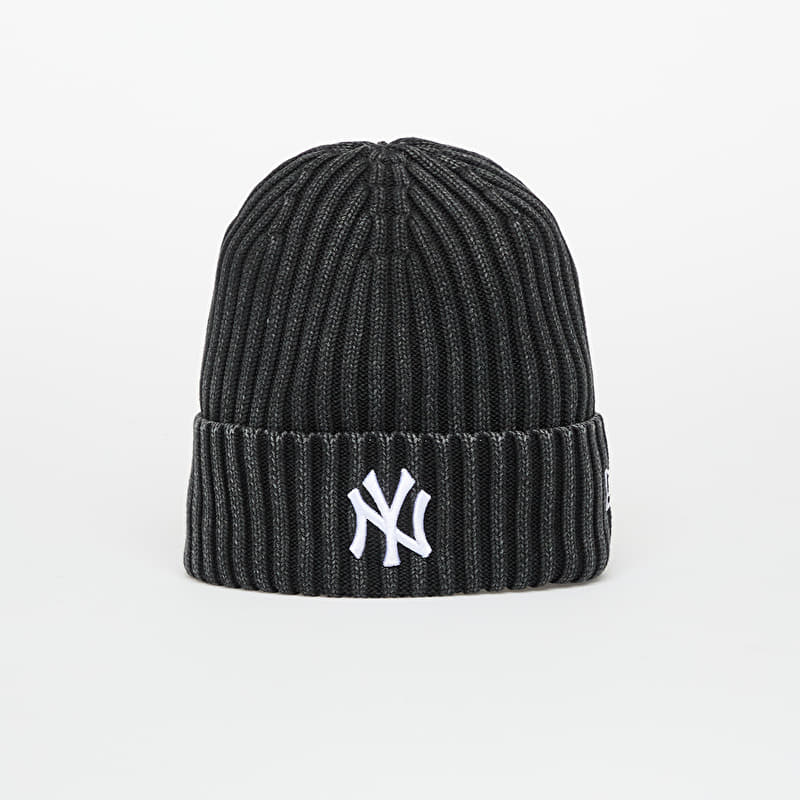 Καπέλο New Era Knit Medium MLB Washed Beanie New York Yankees Black
