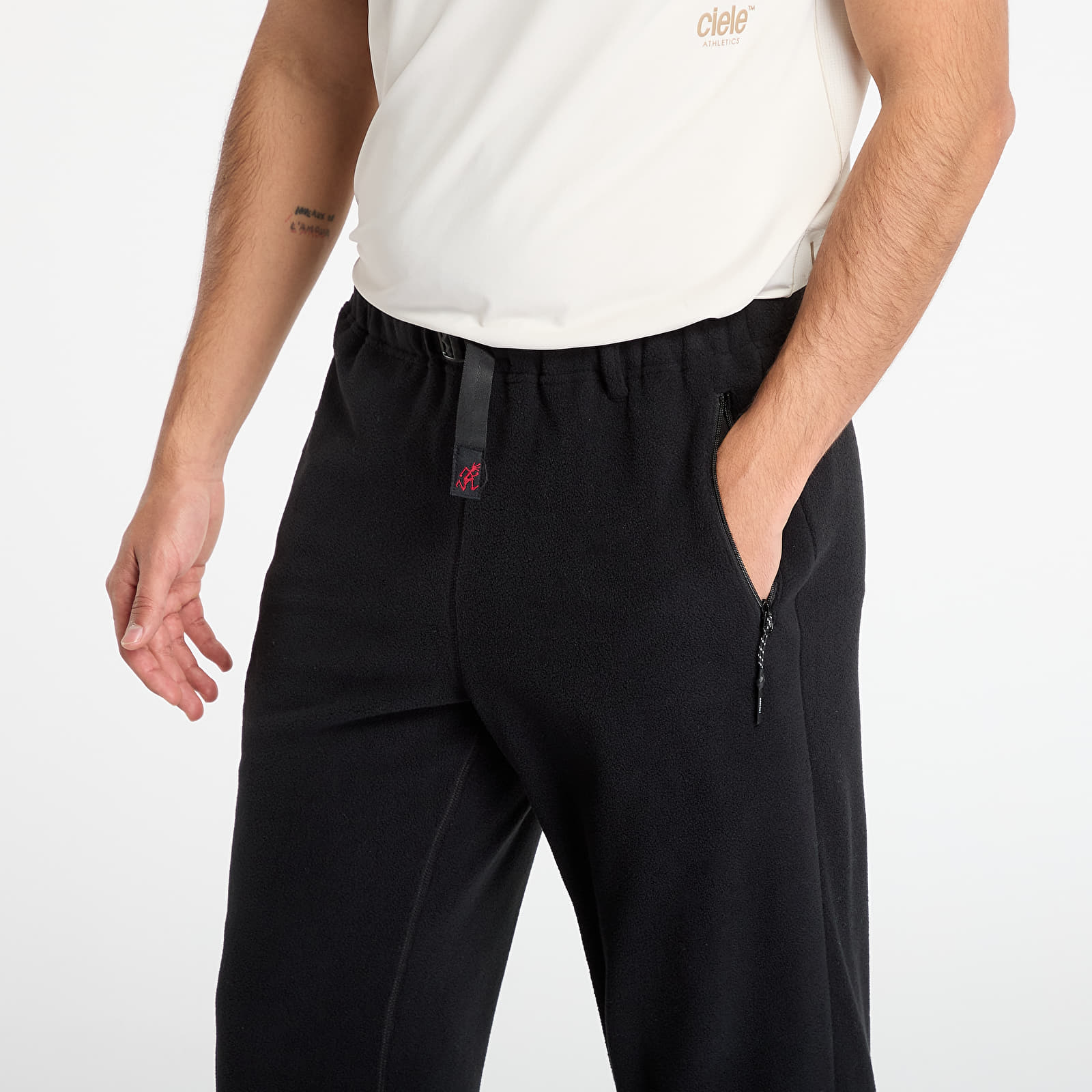 Miesten collegehousut Gramicci Thermal Fleece Pant UNISEX Black