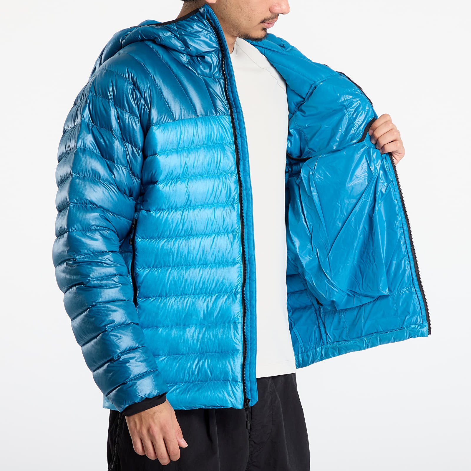 Vīriešu jakas The North Face Summit Breithorn Hooded Down Jacket Meridian Blue/ Dusk Blue