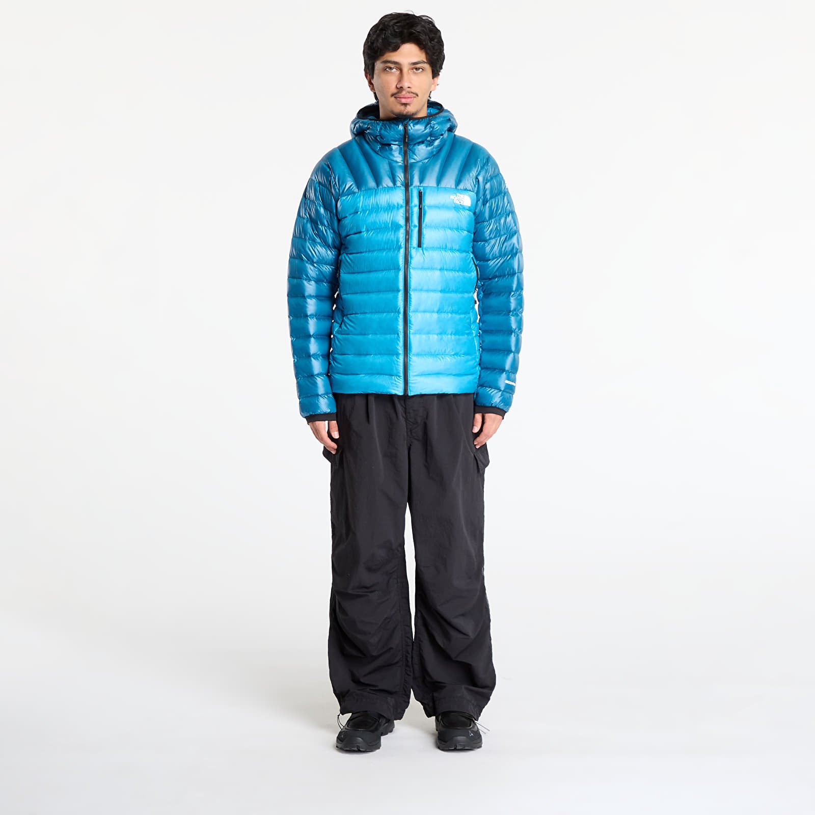 Vīriešu jakas The North Face Summit Breithorn Hooded Down Jacket Meridian Blue/ Dusk Blue