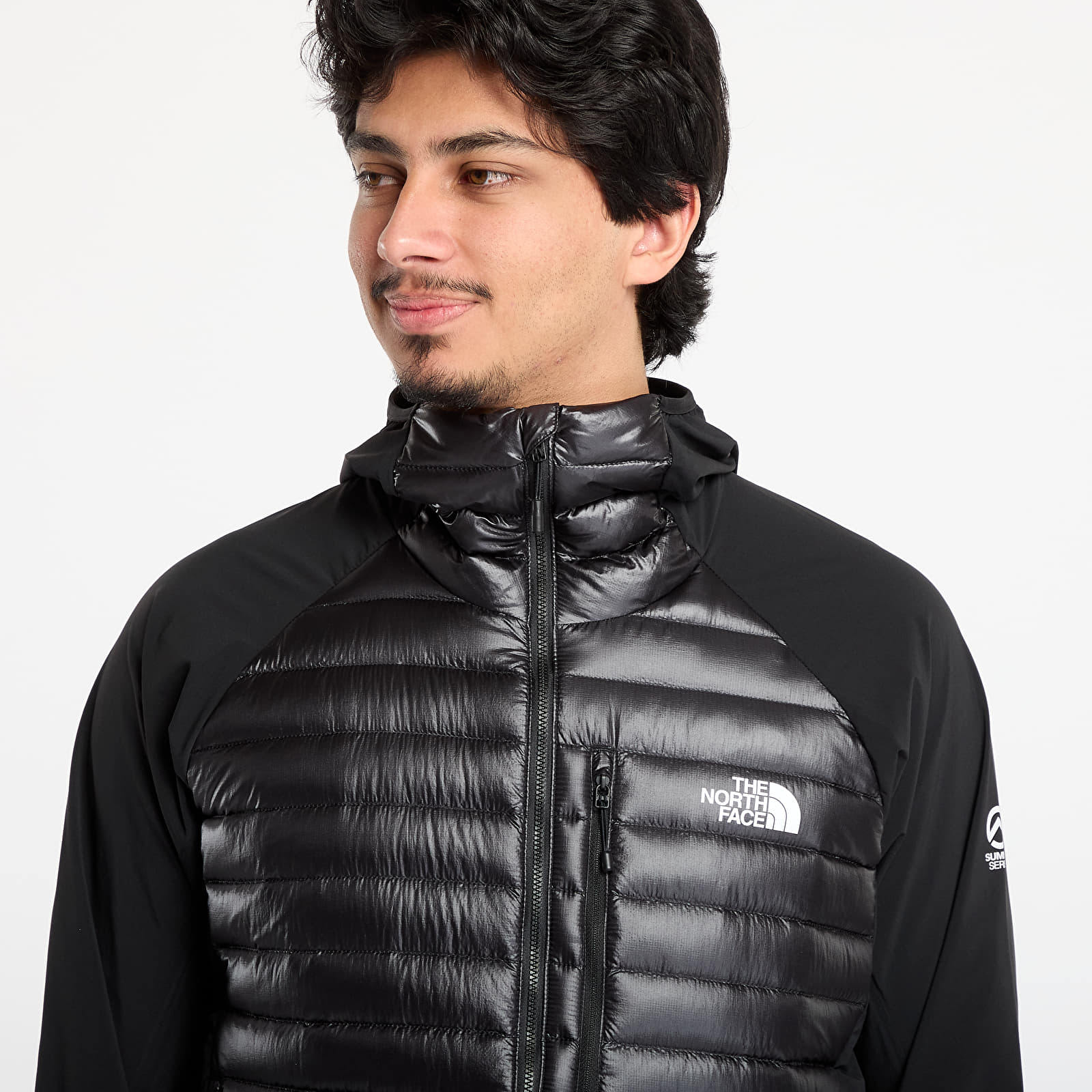 Vīriešu jakas The North Face Summit Breithorn Lightweight Hybrid Hooded Jacket TNF Black