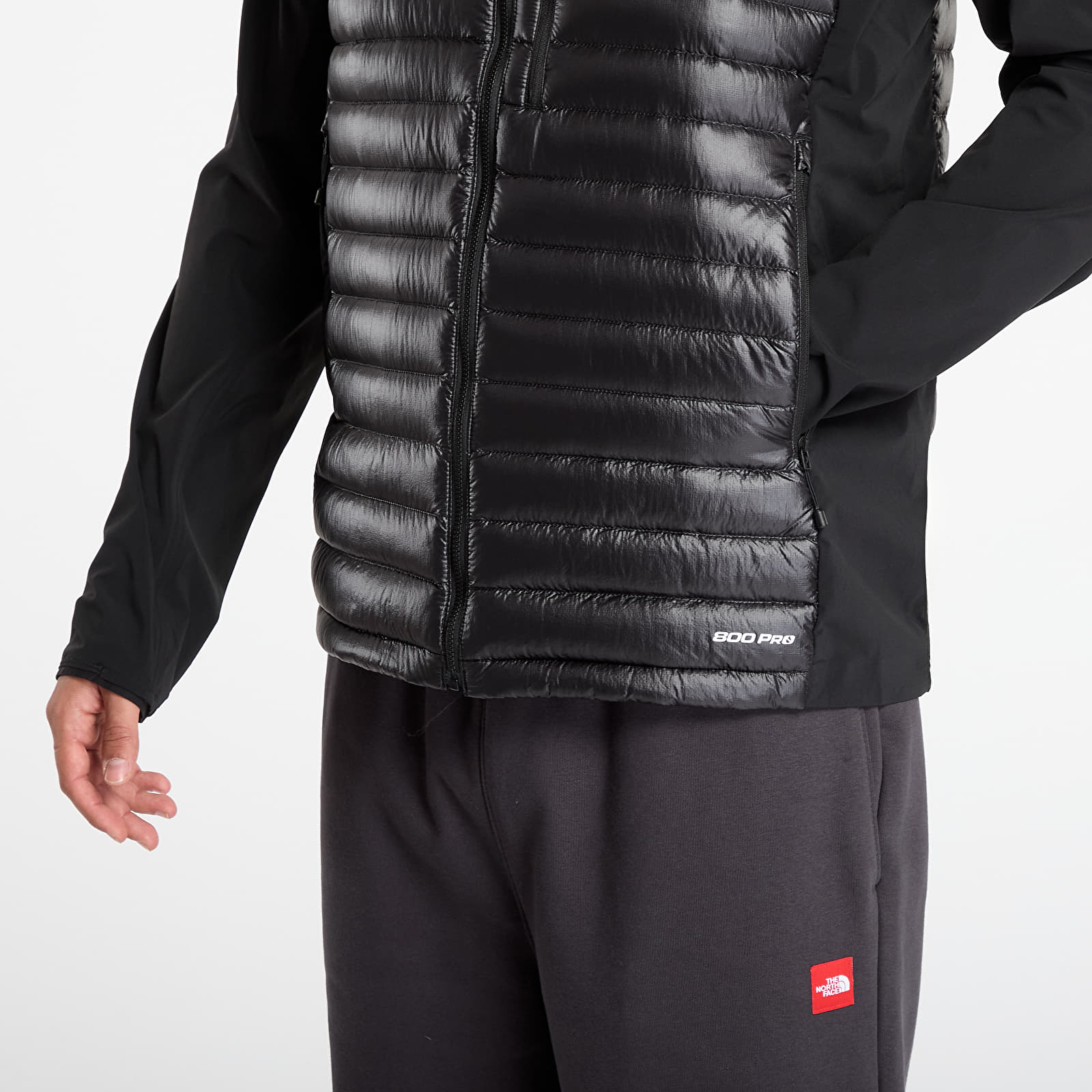 Vīriešu jakas The North Face Summit Breithorn Lightweight Hybrid Hooded Jacket TNF Black