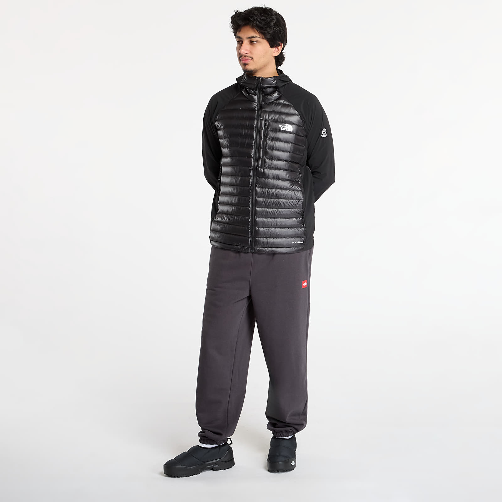 Vīriešu jakas The North Face Summit Breithorn Lightweight Hybrid Hooded Jacket TNF Black