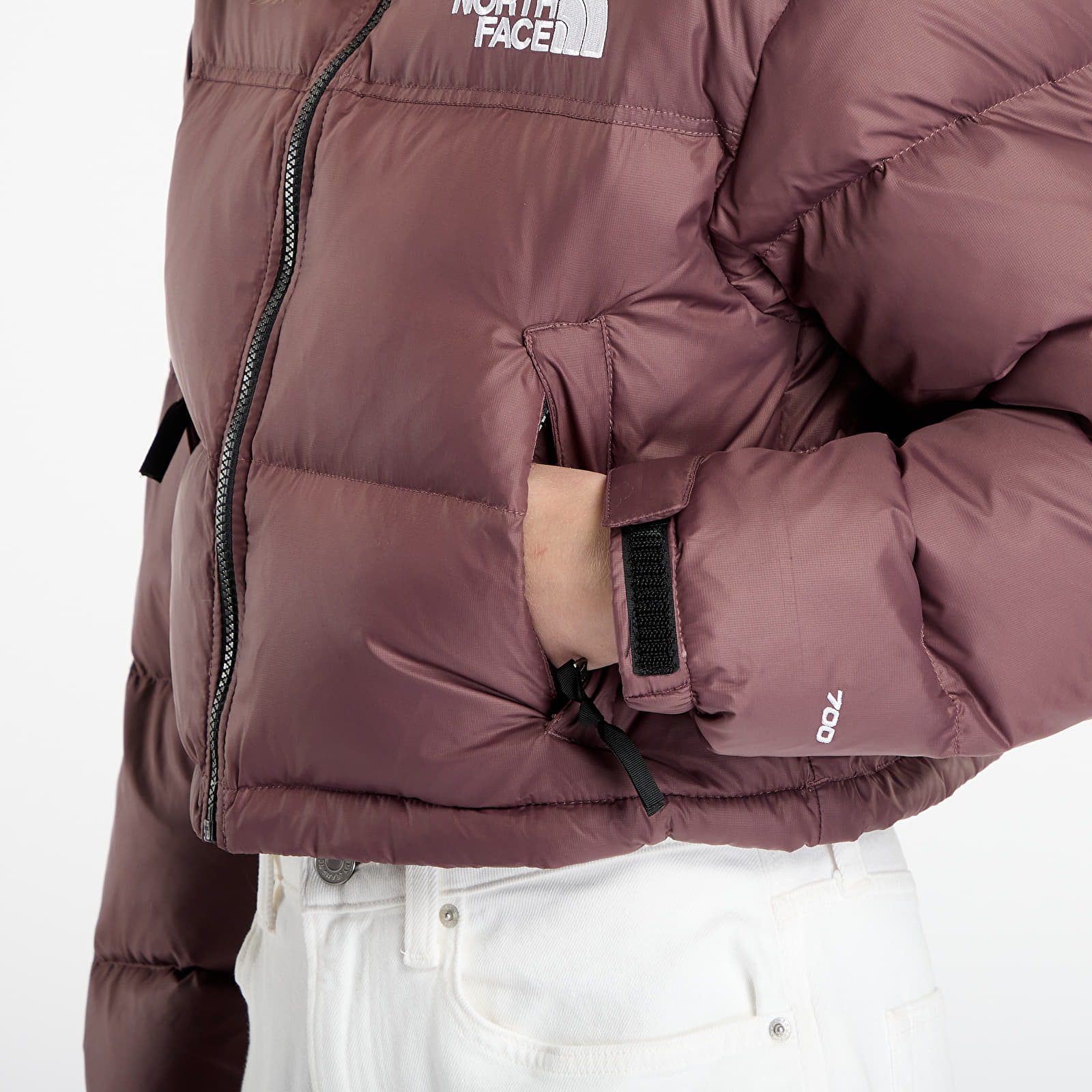 Jacken für Frauen The North Face W Nuptse Short Jacket Tawny Quartz