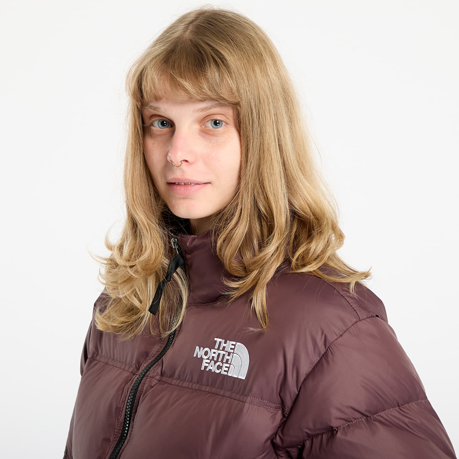 Jacken für Frauen The North Face W Nuptse Short Jacket Tawny Quartz