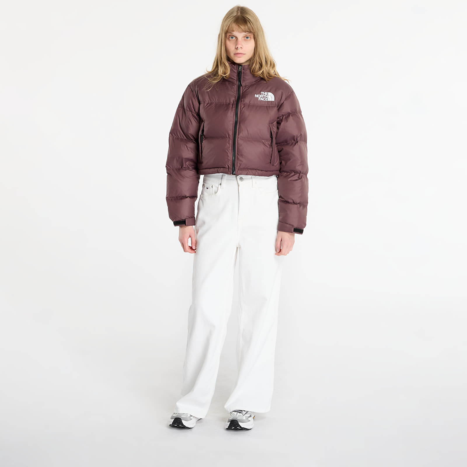 Jacken für Frauen The North Face W Nuptse Short Jacket Tawny Quartz
