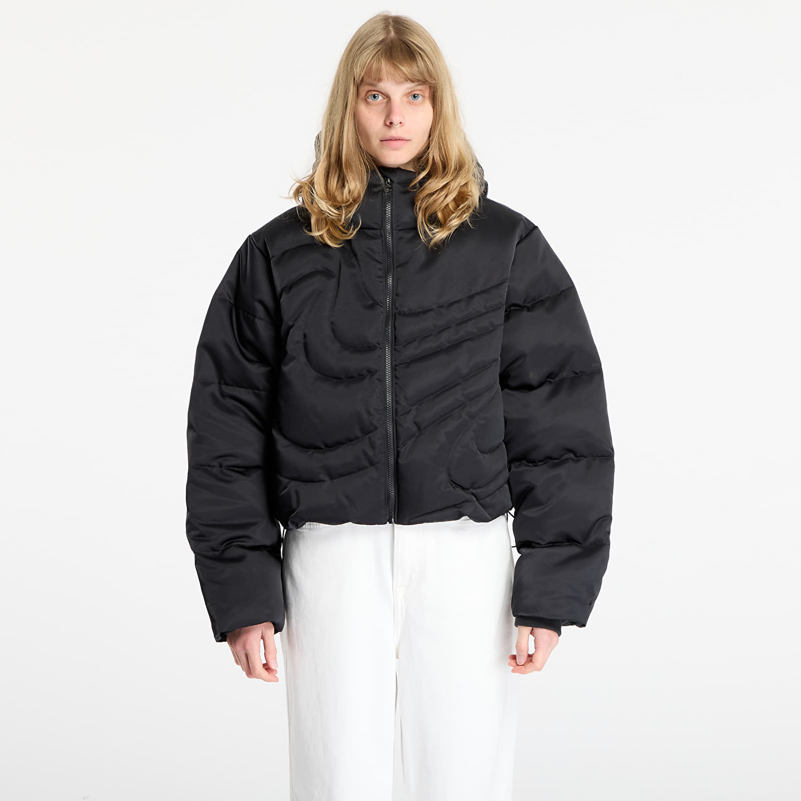Jacket Nike Sportswear Swoosh Series Women's Therma-FIT Oversized Down Puffer Jacket Black/ Black S