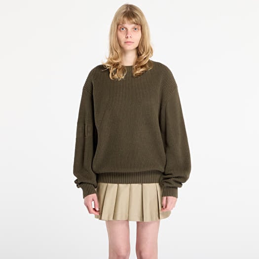 Pullover Daily Paper Band Knit Sweater UNISEX Rosin Green