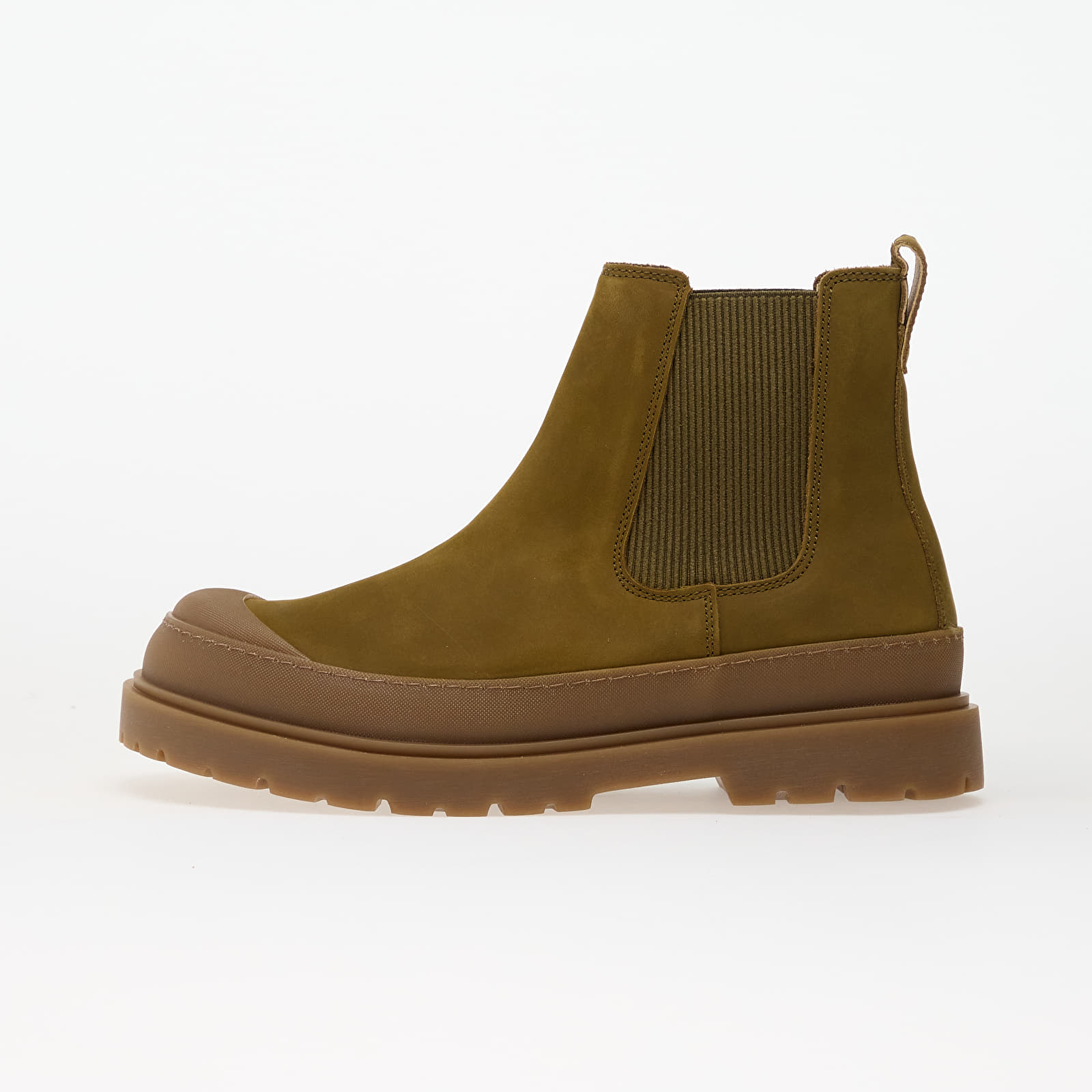 Turnschuhe und Schuhe für Männer Birkenstock Prescott Slip On Natural Leather Oiled Pine Green