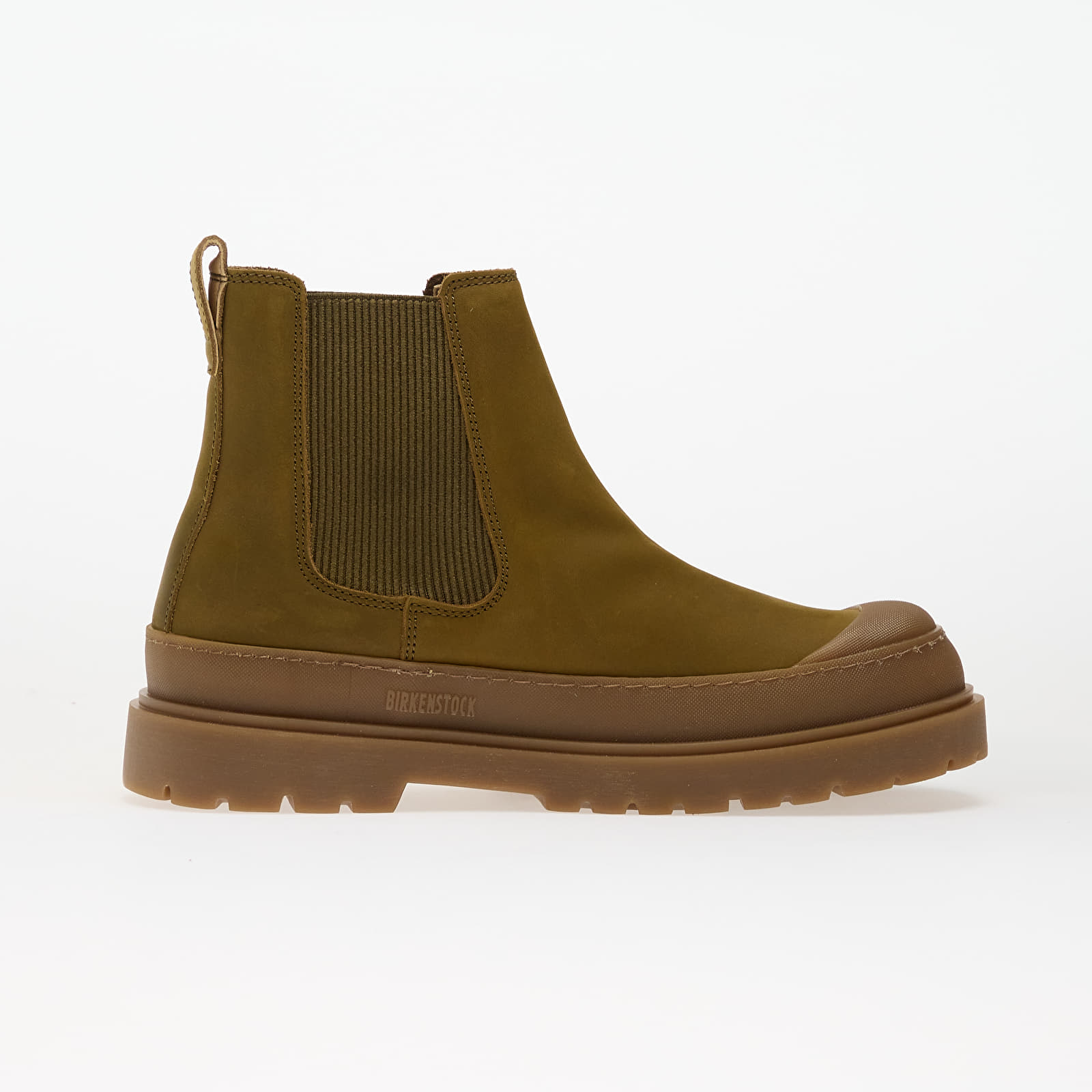 Turnschuhe und Schuhe für Männer Birkenstock Prescott Slip On Natural Leather Oiled Pine Green