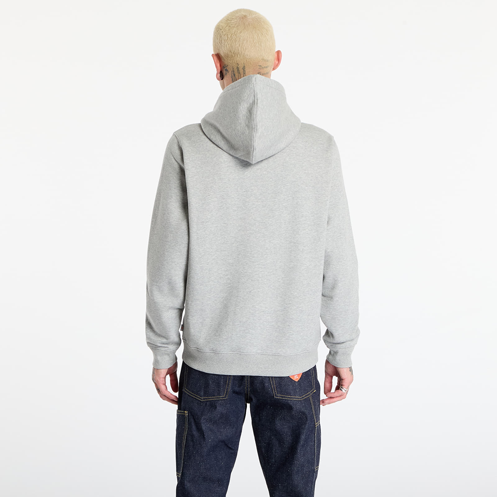 Herren-Sweatshirts Dickies Oakport Zip Hoodie Heather Grey