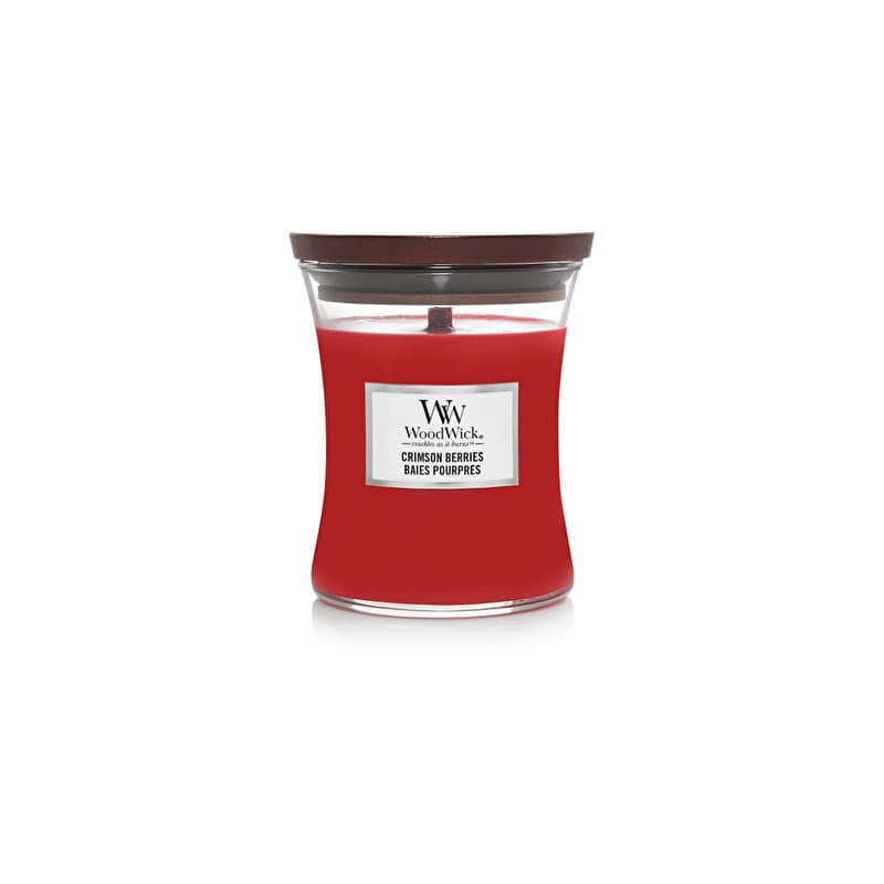 Woodwick Small Hourglass Candle Crimson Berries