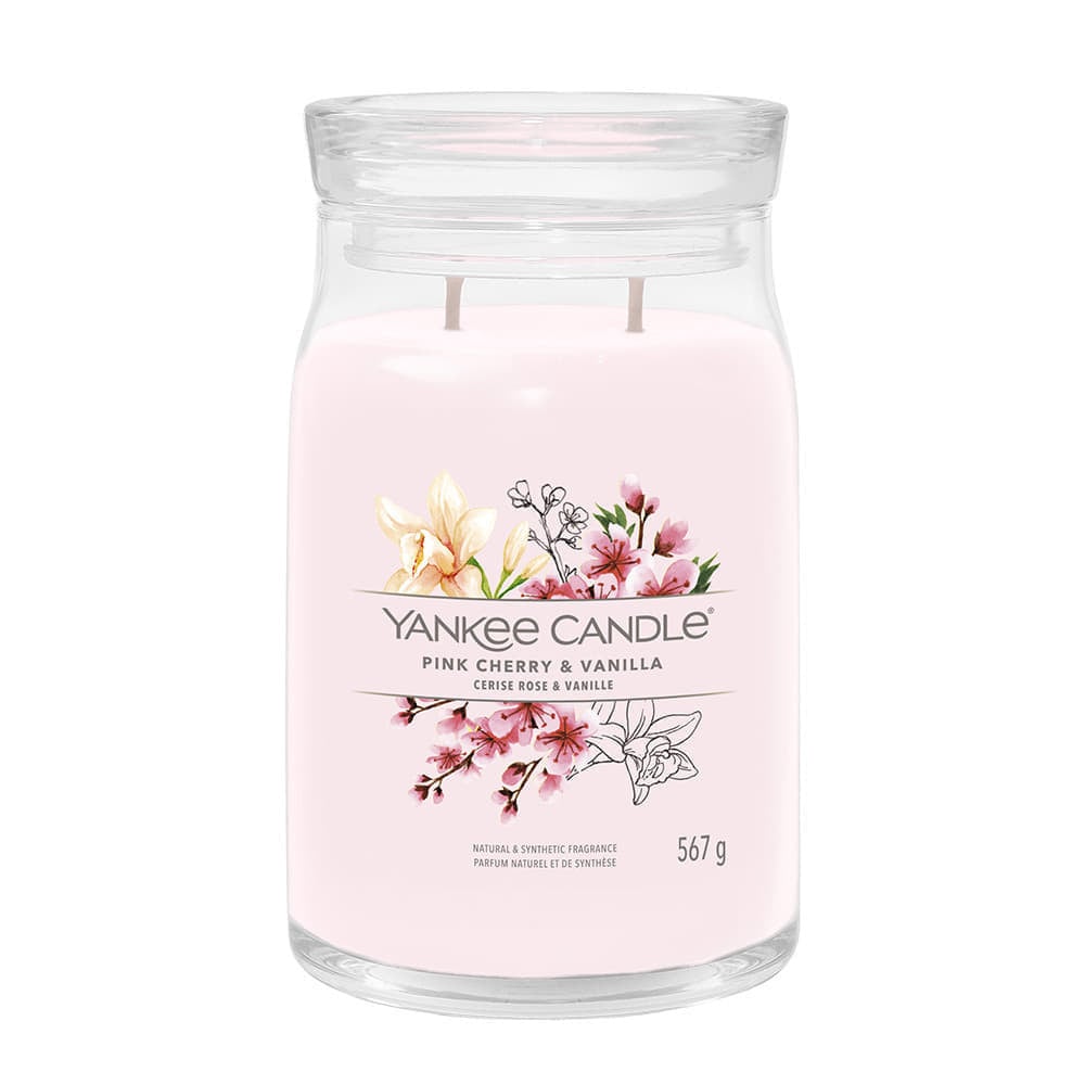 Yankee Candle Signature Large Jar 2 Wicks Pink Cherry & Vanilla Universal