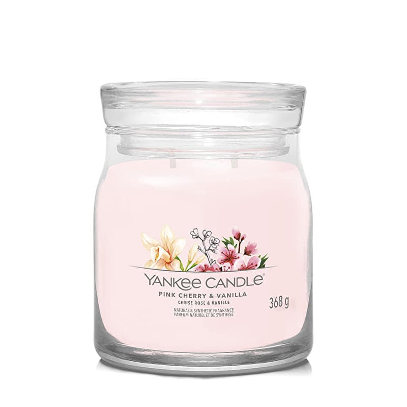 Yankee Candle Signature Medium Jar 2 Wicks Pink Cherry & Vanilla