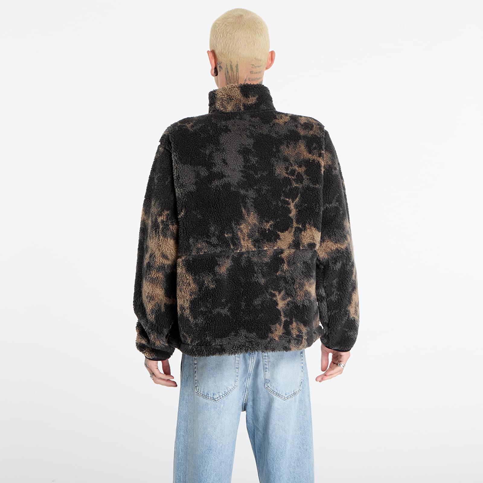 Moški hoodiji The North Face Extreme Pile Printed Pullover Fleece TNF Black Light Refract