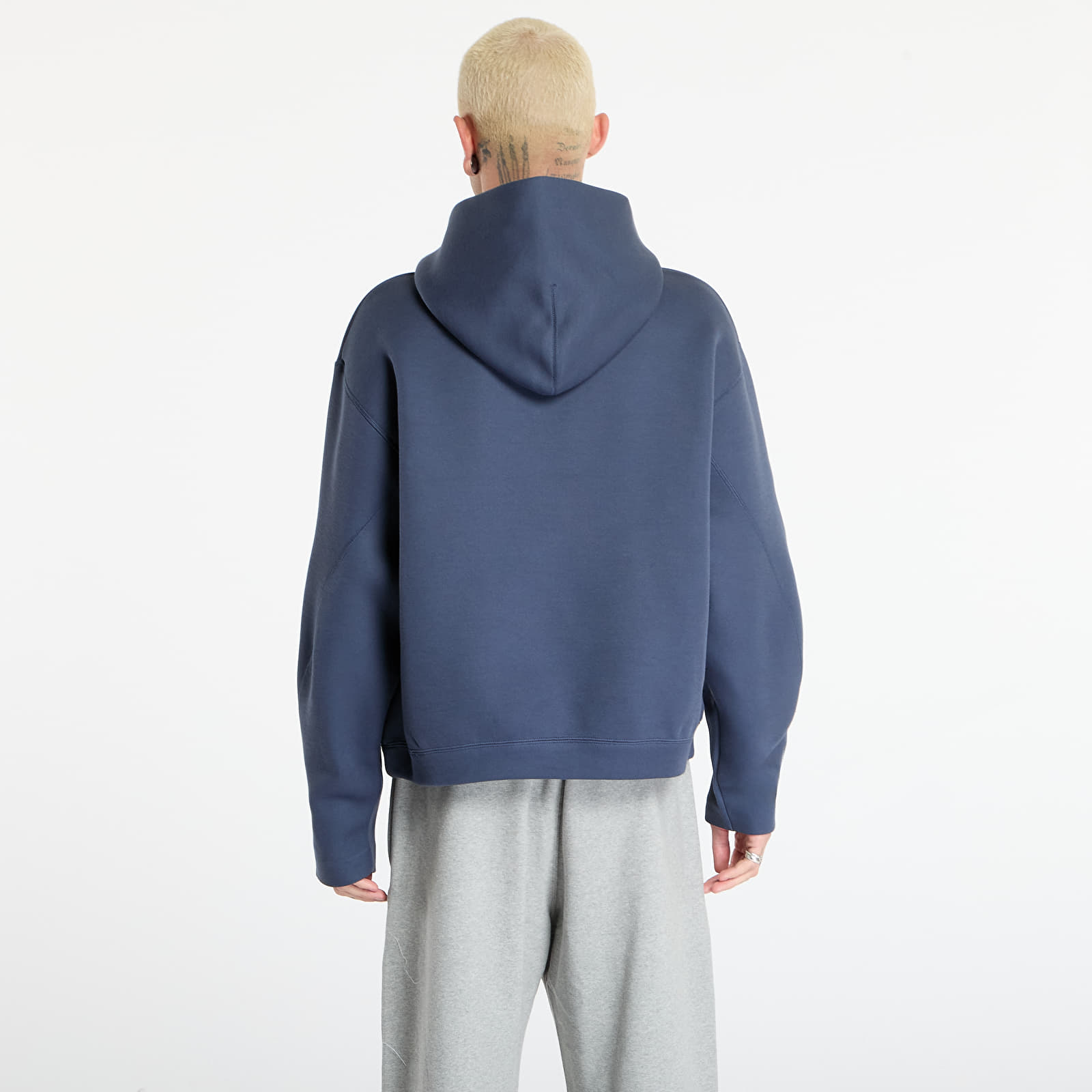 Hanorace pentru bărbați Nike Tech Men's Pullover Hoodie with Reflective Accents Thunder Blue/ Black